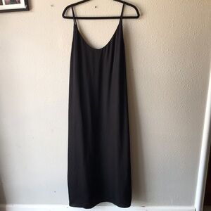 Everlane Slip Dress Black size 14